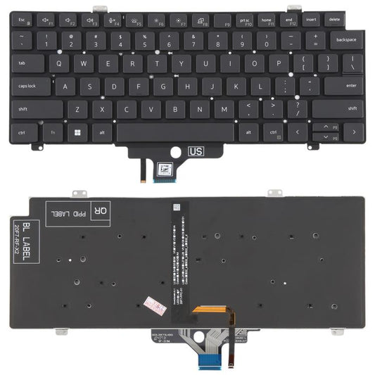US Version Backlit Laptop Keyboard for Dell Latitude 7420 5420(Black) - Replacement Keyboards by buy2fix | Online Shopping UK | buy2fix