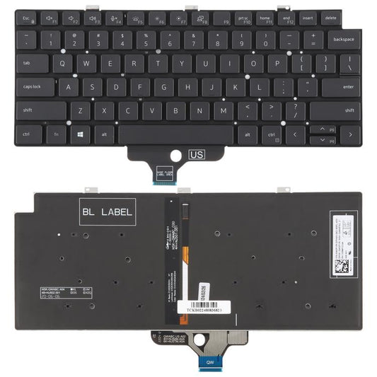 US Version Backlit Laptop Keyboard for Dell Latitude 5320 7320(Black) - Replacement Keyboards by buy2fix | Online Shopping UK | buy2fix