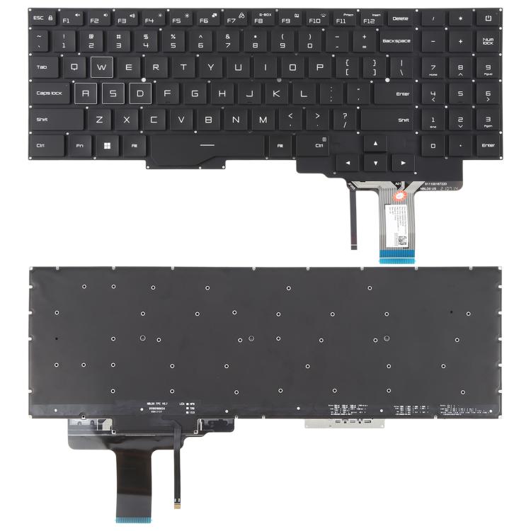 US Version Backlit Laptop Keyboard for Xiaomi Redmi G 2021 2020 XMG2003-AJ/AB/-AL RMG2104-AJ 2102-AB Gaming RMG2103(Black) - Replacement Keyboards by buy2fix | Online Shopping UK | buy2fix