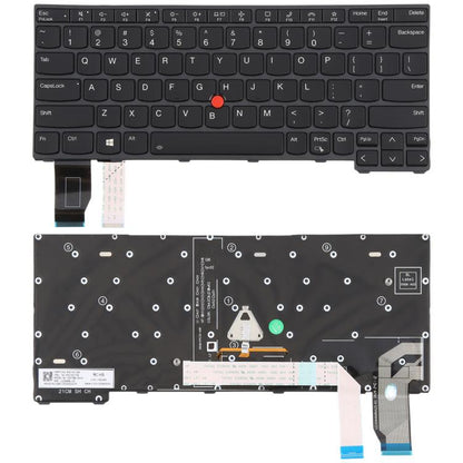 US Version Backlit Laptop Keyboard with Pointing for Lenovo ThinkPad X13 Gen 2 20WK 20XH X13 Yoga Gen 2(Black) - Replacement Keyboards by buy2fix | Online Shopping UK | buy2fix