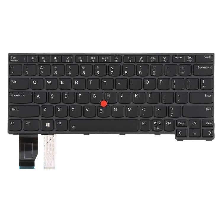 US Version Backlit Laptop Keyboard with Pointing for Lenovo ThinkPad X13 Gen 2 20WK 20XH X13 Yoga Gen 2(Black) - Replacement Keyboards by buy2fix | Online Shopping UK | buy2fix