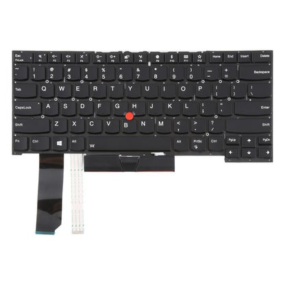 US Version Backlit Laptop Keyboard with Pointing for Lenovo Thinkpad E480 E485 E490 E495 E490S L380 L480 L390 L490 R480 R490 T480S T490 T495 01YP360(Black) - Replacement Keyboards by buy2fix | Online Shopping UK | buy2fix