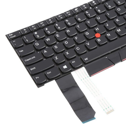 US Version Backlit Laptop Keyboard with Pointing for Lenovo Thinkpad E480 E485 E490 E495 E490S L380 L480 L390 L490 R480 R490 T480S T490 T495 01YP360(Black) - Replacement Keyboards by buy2fix | Online Shopping UK | buy2fix