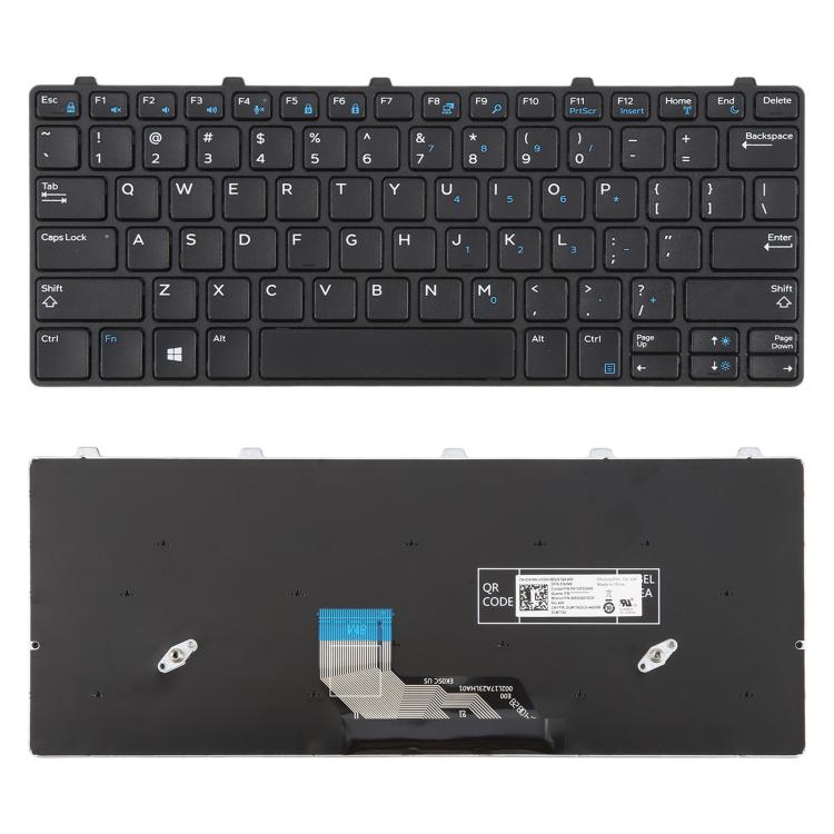 US Version Laptop Keyboard for Dell Latitude 3180 3189 3380(Black) - Replacement Keyboards by buy2fix | Online Shopping UK | buy2fix
