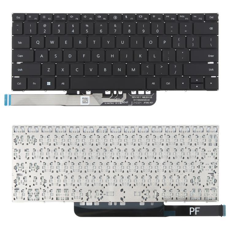US Version Laptop Keyboard for Huawei Madebook D14 D15 2023 MDF-16 MDG-16 MDG-24 FLMH-16 FLMH-32(Black) - Replacement Keyboards by buy2fix | Online Shopping UK | buy2fix