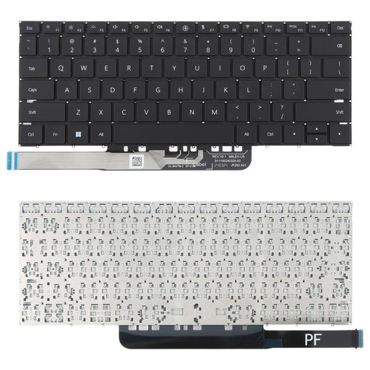 US Version Laptop Keyboard for Huawei Madebook D14 D15 2023 MDF-16 MDG-16 MDG-24 FLMH-16 FLMH-32(Black)