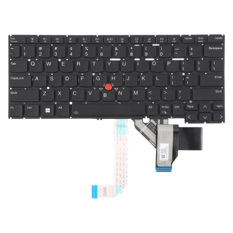 US Version Laptop Keyboard with Pointing for Lenovo Thinkpad X13 Gen 4 X13 Yoga Gen 4(Black) - Replacement Keyboards by buy2fix | Online Shopping UK | buy2fix