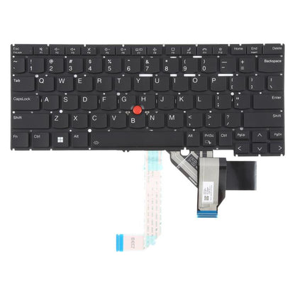 US Version Laptop Keyboard with Pointing for Lenovo Thinkpad X13 Gen 4 X13 Yoga Gen 4(Black) - Replacement Keyboards by buy2fix | Online Shopping UK | buy2fix
