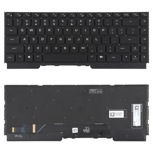 US Version Colorful Backlit Laptop Keyboard for DELL Alienware M15 R5 M15 R6 M15 R7(Black) - Replacement Keyboards by buy2fix | Online Shopping UK | buy2fix