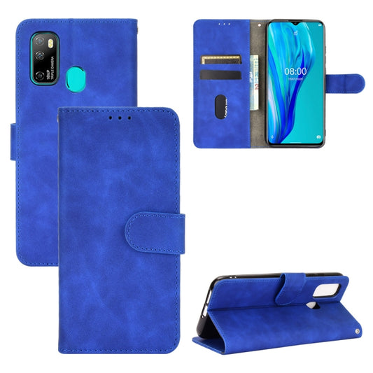 For Ulefone Note 9P Solid Color Skin Feel Magnetic Buckle Horizontal Flip Calf Texture PU Leather Case with Holder & Card Slots & Wallet(Blue) by buy2fix