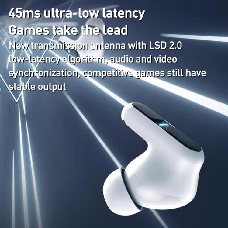 Langsdom TG12 ENC Noise Reduction Wireless Bluetooth Earphone(White) - Bluetooth Earphone by Langsdom | Online Shopping UK | buy2fix