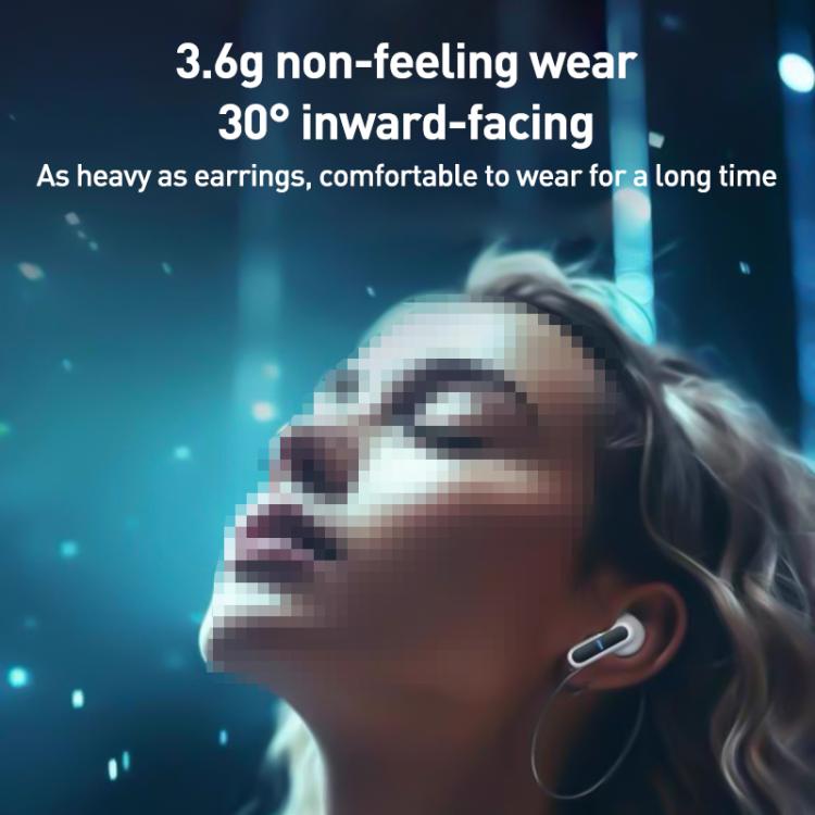 Langsdom TG12 ENC Noise Reduction Wireless Bluetooth Earphone(Grey) - Bluetooth Earphone by Langsdom | Online Shopping UK | buy2fix