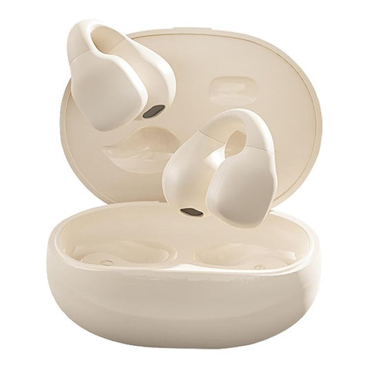 Langsdom TS03 Pro Clip-On Wireless Bluetooth Earphones(Beige) - Bluetooth Earphone by Langsdom | Online Shopping UK | buy2fix