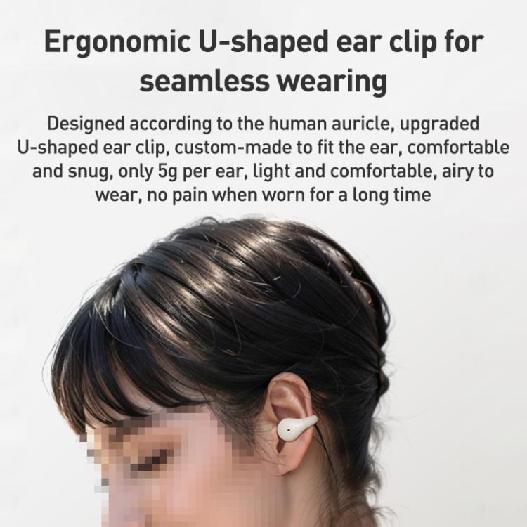 Langsdom TS03 Pro Clip-On Wireless Bluetooth Earphones(Black) - Bluetooth Earphone by Langsdom | Online Shopping UK | buy2fix