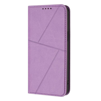 For iPhone 17 Strong Magnetic Frosted Flip Leather Phone Case(Light Purple) - iPhone 17 Cases by buy2fix | Online Shopping UK | buy2fix