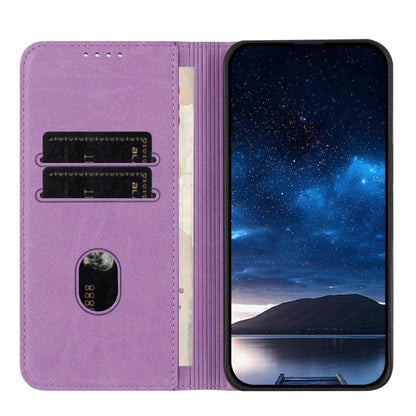 For iPhone 17 Strong Magnetic Frosted Flip Leather Phone Case(Light Purple) - iPhone 17 Cases by buy2fix | Online Shopping UK | buy2fix