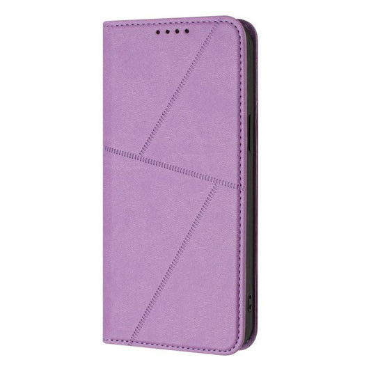 For iPhone 17 Air Strong Magnetic Frosted Flip Leather Phone Case(Light Purple) - iPhone 17 Air Cases by buy2fix | Online Shopping UK | buy2fix