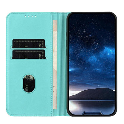 For iPhone Air Strong Magnetic Frosted Flip Leather Phone Case(Light Blue) - iPhone Air Cases by buy2fix | Online Shopping UK | buy2fix