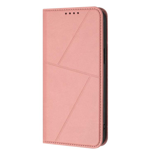 For iPhone 17 Air Strong Magnetic Frosted Flip Leather Phone Case(Pink) - iPhone 17 Air Cases by buy2fix | Online Shopping UK | buy2fix