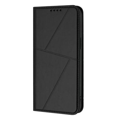 For iPhone 17 Pro Strong Magnetic Frosted Flip Leather Phone Case(Black) - iPhone 17 Pro Cases by buy2fix | Online Shopping UK | buy2fix