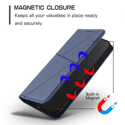 For iPhone 17 Pro Max Strong Magnetic Frosted Flip Leather Phone Case(Royal Blue) - iPhone 17 Pro Max Cases by buy2fix | Online Shopping UK | buy2fix