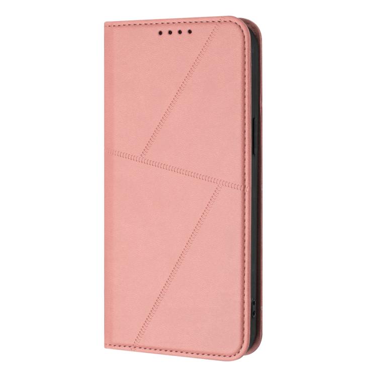 For iPhone 17 Pro Max Strong Magnetic Frosted Flip Leather Phone Case(Pink) - iPhone 17 Pro Max Cases by buy2fix | Online Shopping UK | buy2fix