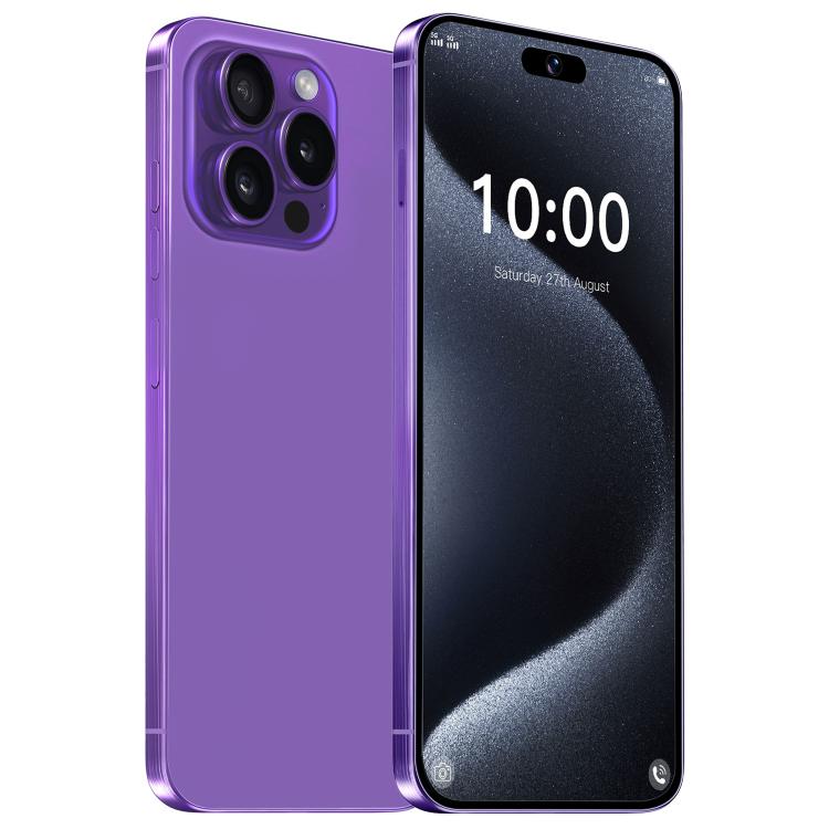 I16 Pro Max / VD1, 3GB+32GB, 6.8 inch Android 10 MTK6753 Octa Core, Network: 4G, Dual SIM, Plug:US Plug(Purple) -  by buy2fix | Online Shopping UK | buy2fix