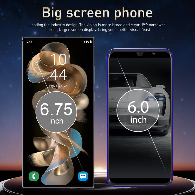 S24 Ultra / S7, 4GB+128GB, 6.75 inch Android 10 MTK6750 Octa Core, Network: 4G, Dual SIM, Plug:AU Plug(Sky Blue) -  by buy2fix | Online Shopping UK | buy2fix