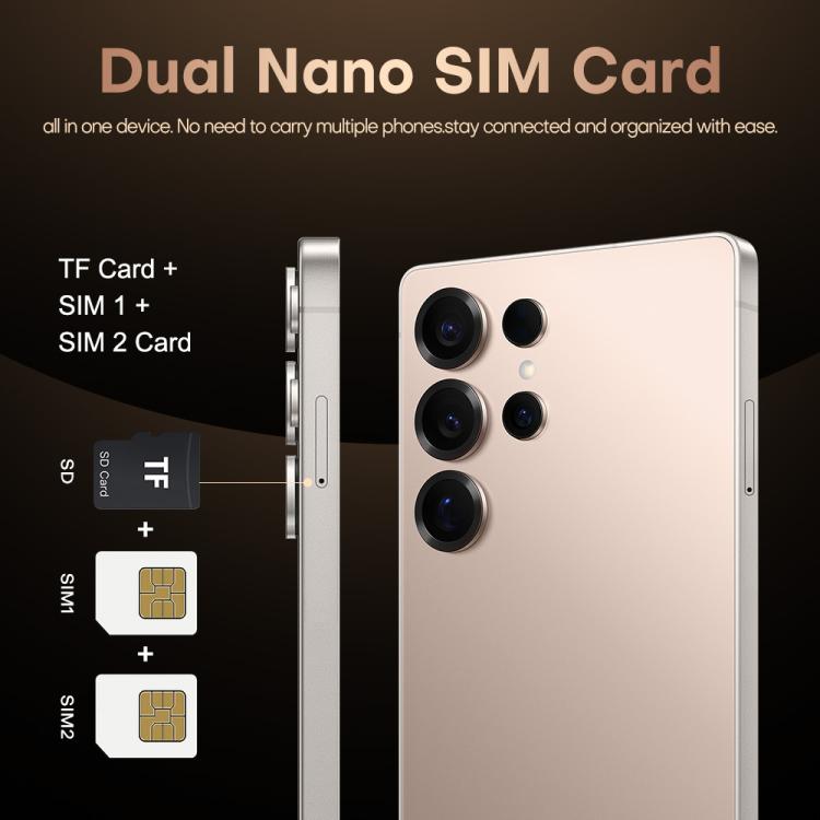 S25 Ultra / B9, 2GB+16GB, 6.75 inch Android 8.1 MTK6739 Quad Core, Network: 4G, Dual SIM, Plug:AU Plug(Titanium Silver Blue) - by buy2fix | Online Shopping UK | buy2fix