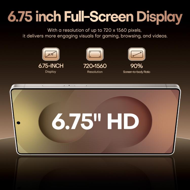 S25 Ultra / B9, 2GB+16GB, 6.75 inch Android 8.1 MTK6739 Quad Core, Network: 4G, Dual SIM, Plug:UK Plug(Titanium White Sliver) -  by buy2fix | Online Shopping UK | buy2fix