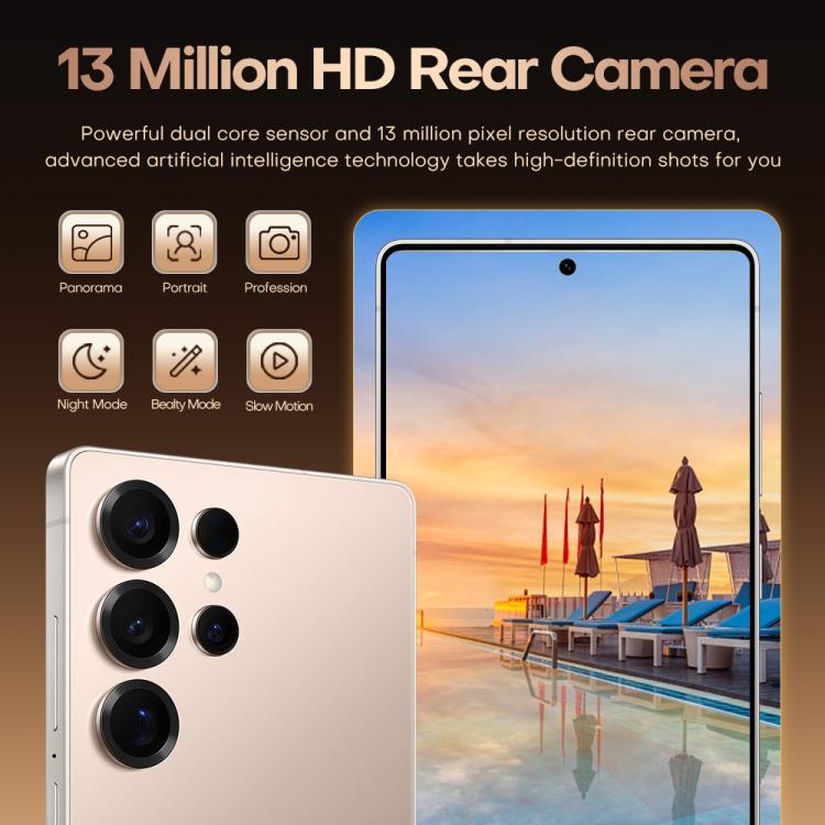 S25 Ultra / B9, 2GB+16GB, 6.75 inch Android 8.1 MTK6739 Quad Core, Network: 4G, Dual SIM, Plug:US Plug(Titanium Silver Blue) -  by buy2fix | Online Shopping UK | buy2fix