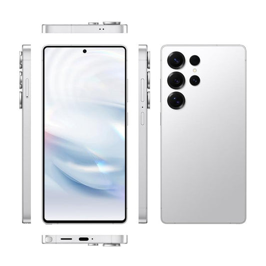 S25 Ultra / Q25, 4GB+64GB, 6.75 inch Android 12 MTK6762 Octa Core, Network: 4G, Dual SIM, with Stylus Pen, Plug:EU Plug(Titanium White Sliver) -  by buy2fix | Online Shopping UK | buy2fix