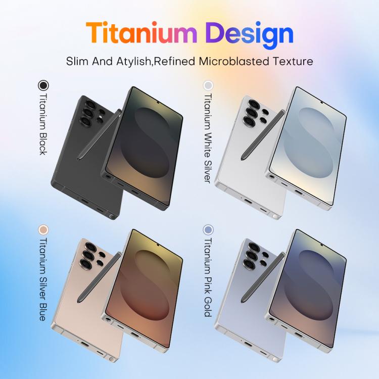 S25 Ultra / Q25, 4GB+64GB, 6.75 inch Android 12 MTK6762 Octa Core, Network: 4G, Dual SIM, with Stylus Pen, Plug:AU Plug(Titanium Silver Blue) -  by buy2fix | Online Shopping UK | buy2fix