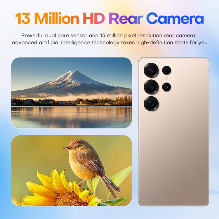 S25 Ultra / Q25, 4GB+64GB, 6.75 inch Android 12 MTK6762 Octa Core, Network: 4G, Dual SIM, with Stylus Pen, Plug:EU Plug(Titanium Silver Blue) -  by buy2fix | Online Shopping UK | buy2fix