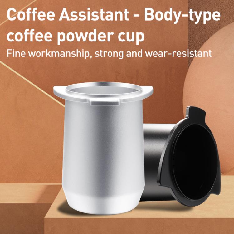 54mm Coffee Machine Handle Dosing Cup Mug Coffee Powder Feeder For Breville 8 Series(Silver) - Coffee Machine Parts by buy2fix | Online Shopping UK | buy2fix