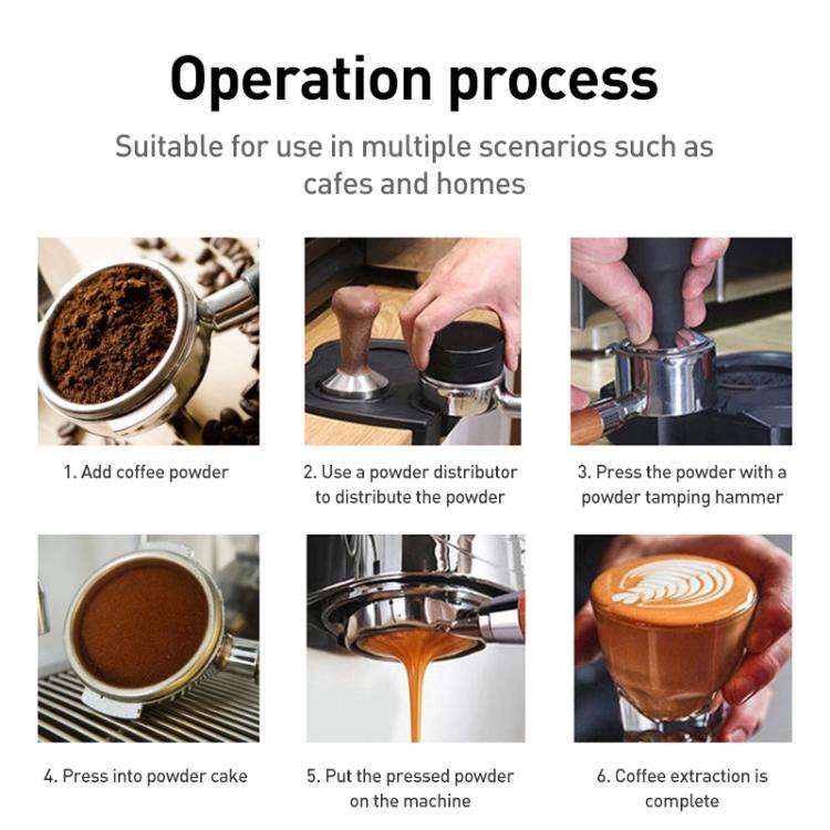 54mm Coffee Machine Handle Dosing Cup Mug Coffee Powder Feeder For Breville 8 Series(Black) - Coffee Machine Parts by buy2fix | Online Shopping UK | buy2fix