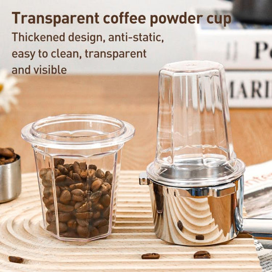 51mm Thickened PC Dosing Cup for Coffee Grinder(Transparent) - Coffee Machine Parts by buy2fix | Online Shopping UK | buy2fix