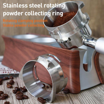 54mm Coffee Dosing Funnel Ring Stainless Steel Coffee Powder Dispenser for Breville 8 Series(Silver) - Coffee Machine Parts by buy2fix | Online Shopping UK | buy2fix