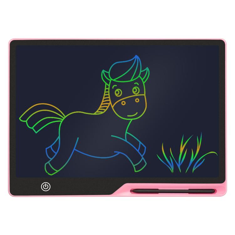 16 inch Rechargeable Children Drawing Board LCD Writing Tablet, Style:Pink / Green Writing -  by buy2fix | Online Shopping UK | buy2fix