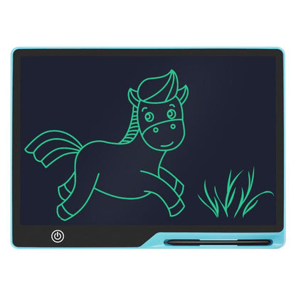 16 inch Rechargeable Children Drawing Board LCD Writing Tablet, Style:Black / Green Writing -  by buy2fix | Online Shopping UK | buy2fix