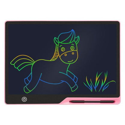 16 inch Rechargeable Children Drawing Board LCD Writing Tablet, Style:Pink / Color Writing -  by buy2fix | Online Shopping UK | buy2fix