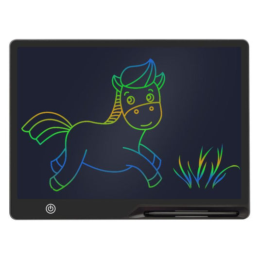 16 inch Rechargeable Children Drawing Board LCD Writing Tablet, Style:Black / Color Writing -  by buy2fix | Online Shopping UK | buy2fix