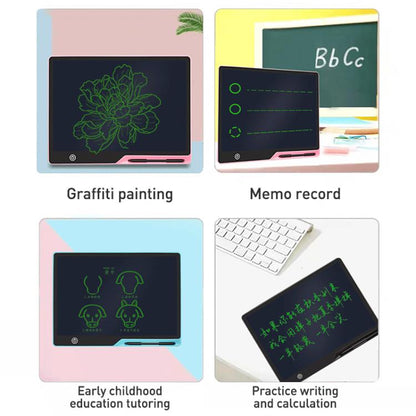 16 inch Rechargeable Children Drawing Board LCD Writing Tablet, Style:Blue / Green Writing -  by buy2fix | Online Shopping UK | buy2fix