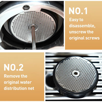 Stainless Steel Shower Screen Espresso Extraction Filter Mesh for Breville 980 / 990(Silver) - Coffee Machine Parts by buy2fix | Online Shopping UK | buy2fix