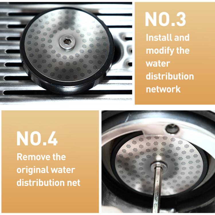 Stainless Steel Shower Screen Espresso Extraction Filter Mesh for Breville 980 / 990(Silver) - Coffee Machine Parts by buy2fix | Online Shopping UK | buy2fix