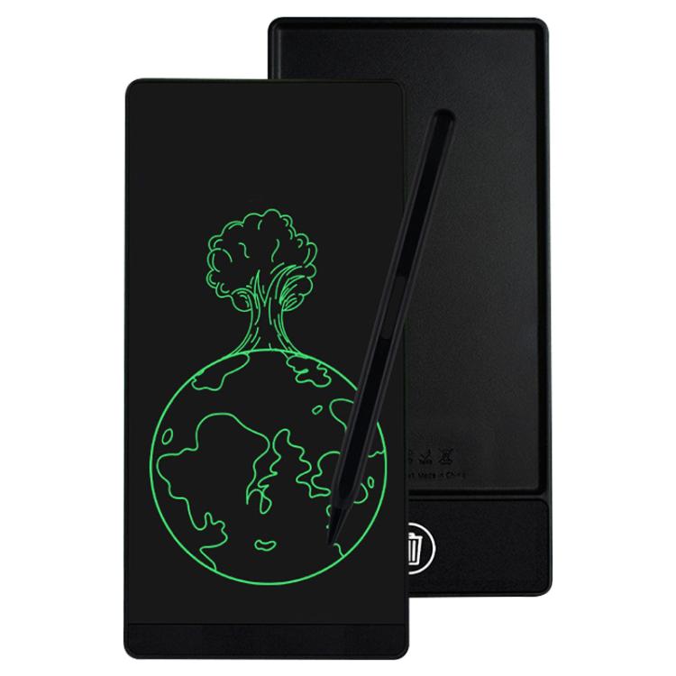 Simple Full Screen LCD Drawing Board Writing Tablet, 6.5 inch Black / Green Thin Writing -  by buy2fix | Online Shopping UK | buy2fix