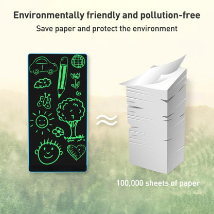 Simple Full Screen LCD Drawing Board Writing Tablet, 6.5+6.0 inch Black / Green Thin Writing -  by buy2fix | Online Shopping UK | buy2fix