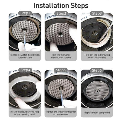 For E61 8.5mm Silicone Gasket Coffee Machines Grouphead - Coffee Machine Parts by buy2fix | Online Shopping UK | buy2fix