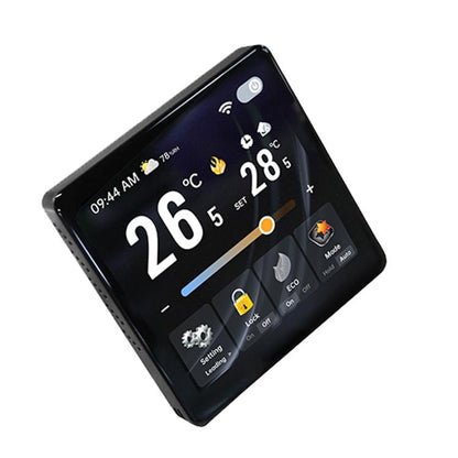 BHT-2005GBLW Electric Heating WiFi 4 inch Screen Smart Thermostat(Black) - Thermostat & Thermometer by buy2fix | Online Shopping UK | buy2fix