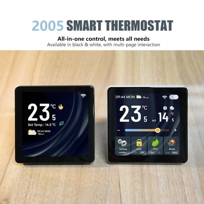 BHT-2005GA Water Heating 4 inch Screen Smart Thermostat(Black) - Thermostat & Thermometer by buy2fix | Online Shopping UK | buy2fix